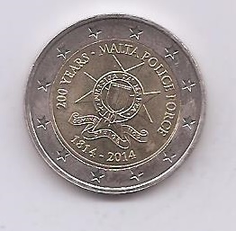 MALTA DEL AÑO 2014 DE 2 EUROS CONMEMORATIVAS